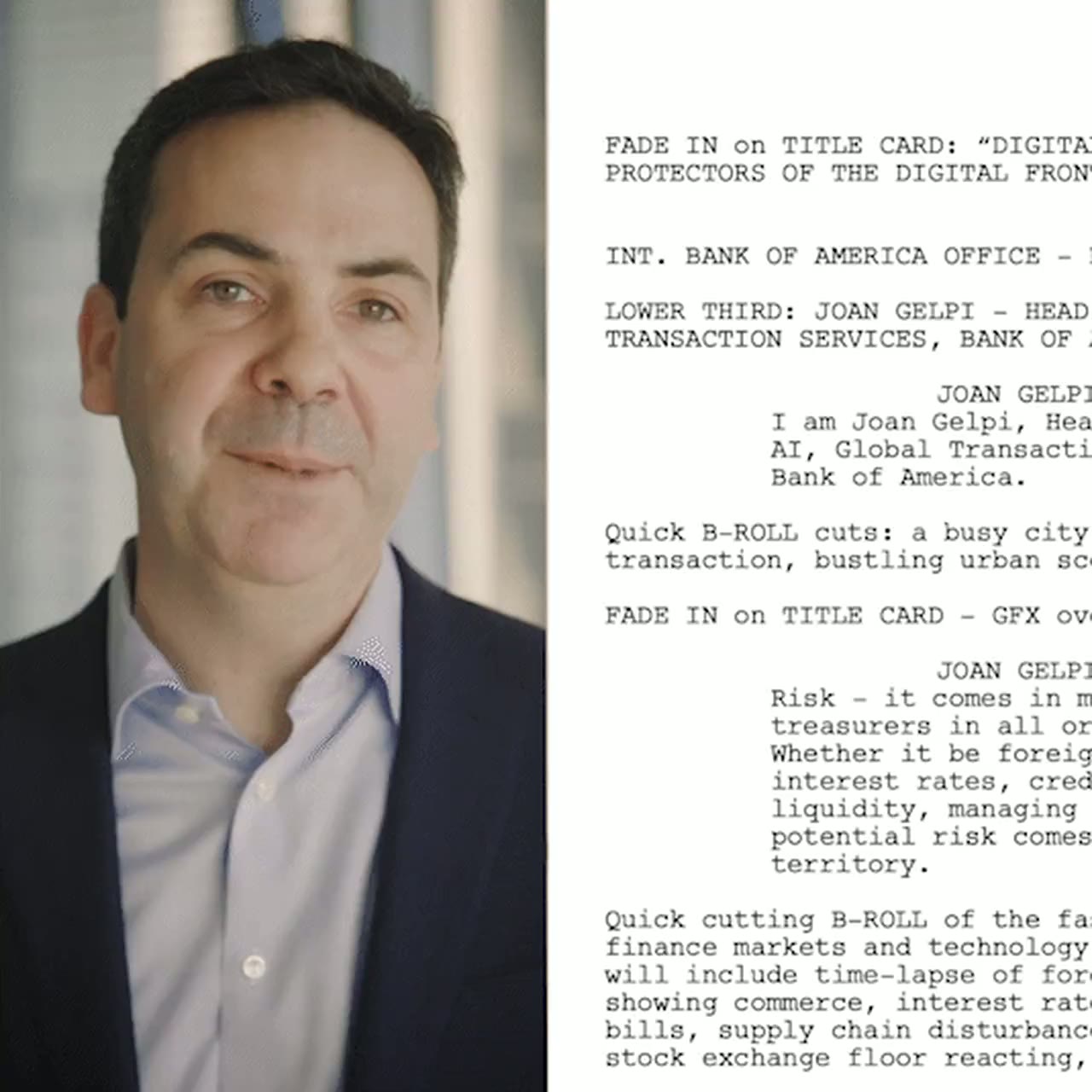 Copywriting campaign still by Rebel Road Studios